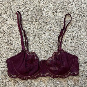 Victoria’s Secret Dream Angels Purple Push-Up Bra Without Padding 32C